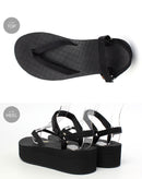 フラットフォーム サンダル スリム 1164630 サンダル 2カラー