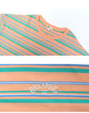 STRIPE LOOSE CROPPED TEE BE01C205 半袖Tシャツ 2カラー