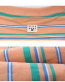 STRIPE LOOSE CROPPED TEE BE01C205 半袖Tシャツ 2カラー