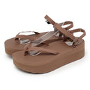 フラットフォーム サンダル スリム 1164630 サンダル 2カラー