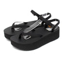 フラットフォーム サンダル スリム 1164630 サンダル 2カラー