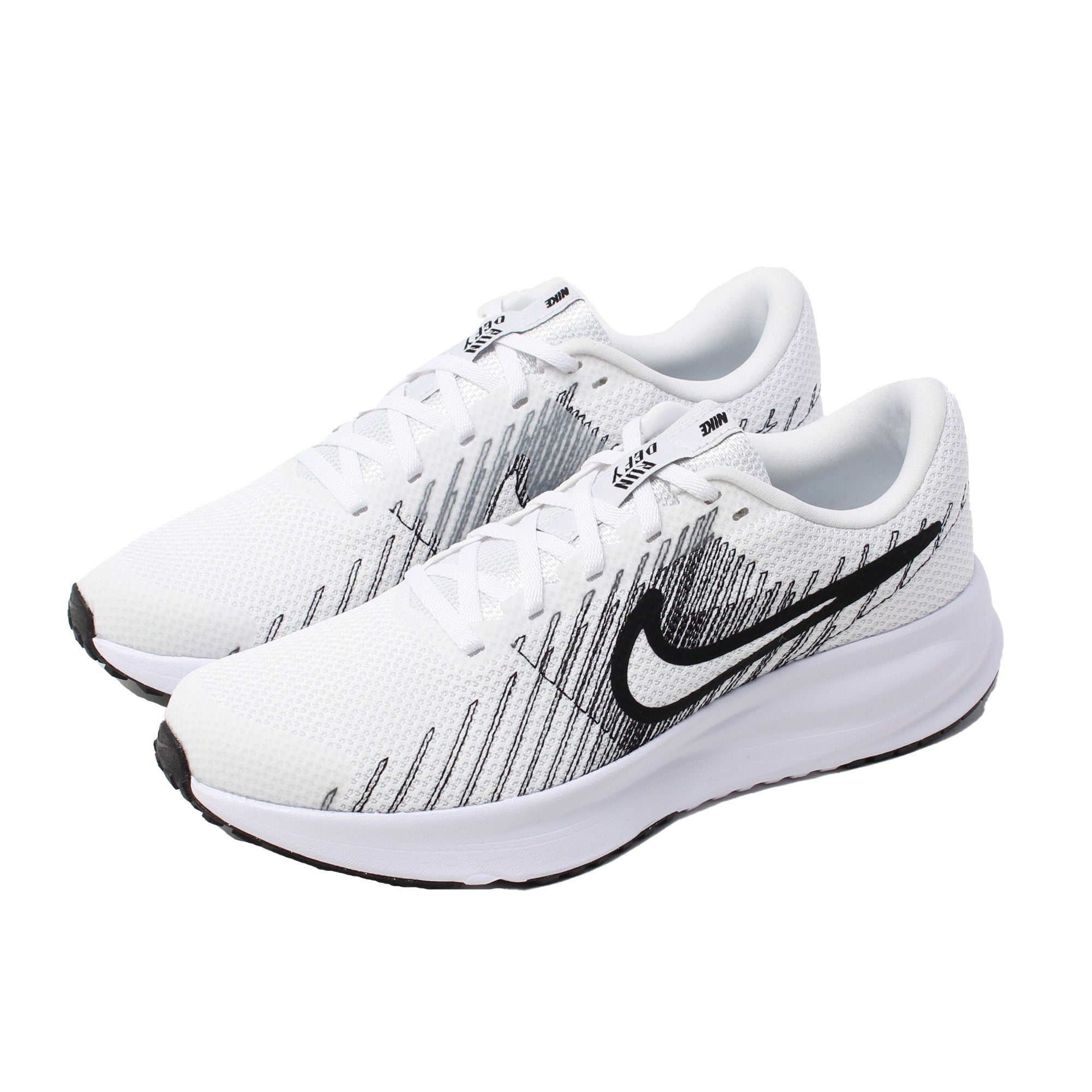 Nike ランニングシューズ ホワイト/パープル 新品】Nike ランニングシューズ ホワイト×パープル 26.5cm