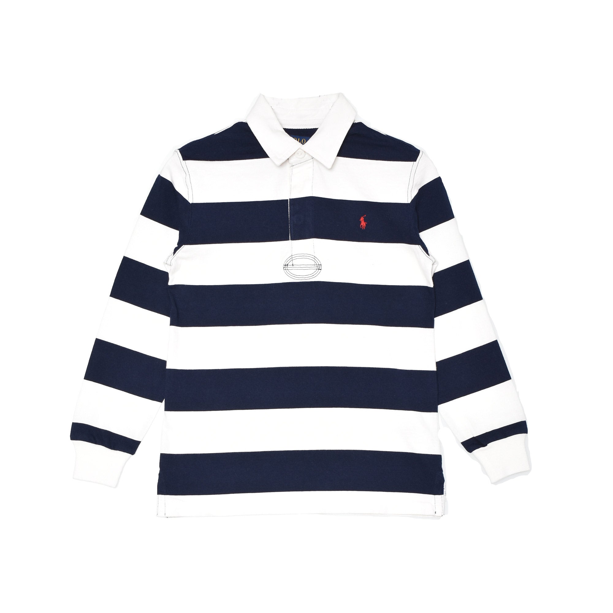 聖陵ラグビー　セットアップ ポロ ラルフ ローレン POLO RALPH LAUREN ストライプド コットン