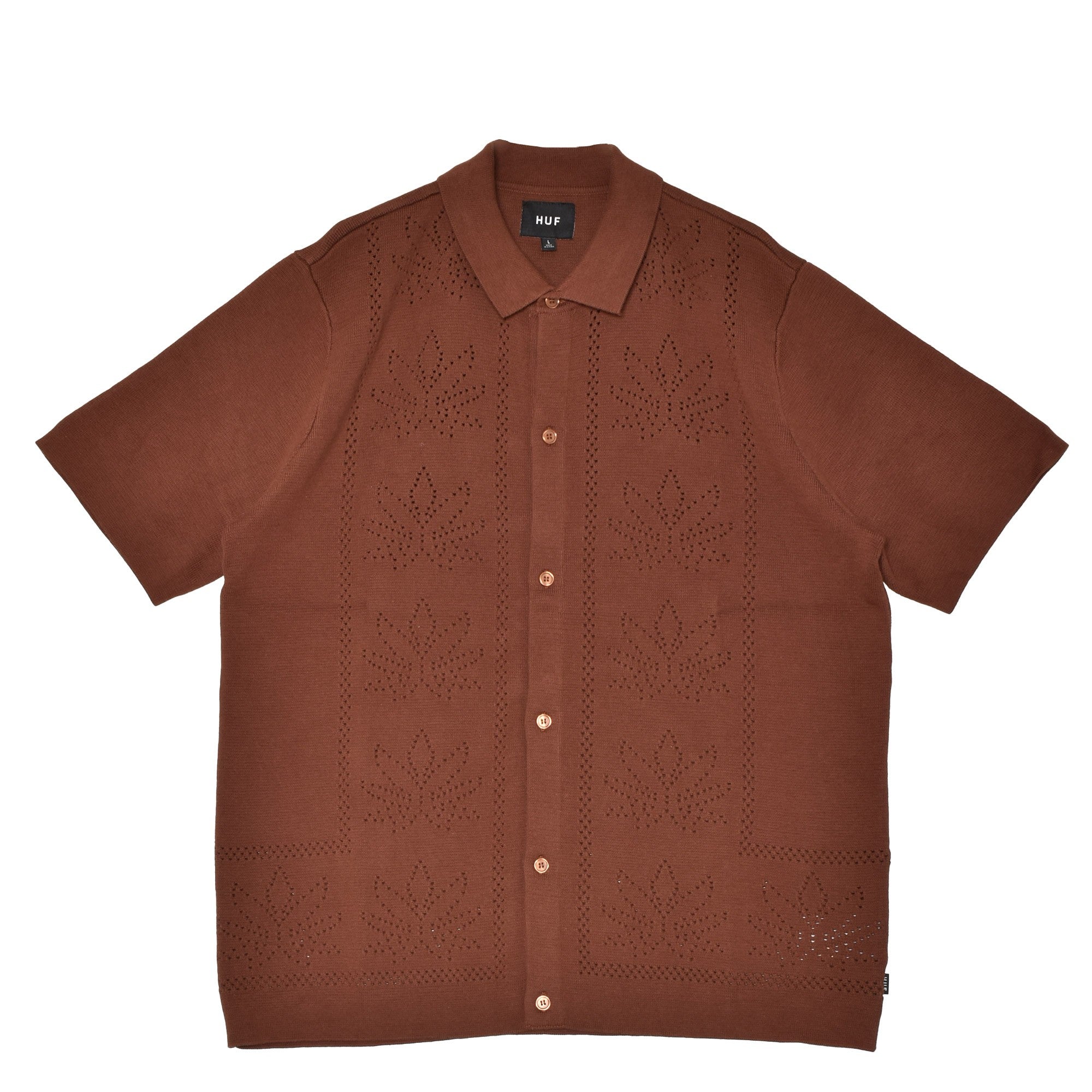 HUF PLANT LIFE CARDIGAN ハフ カーディガン 総柄 HUF（ハフ）の「HUF PLANTLIFE CARDIGAN / HUF カーディガン