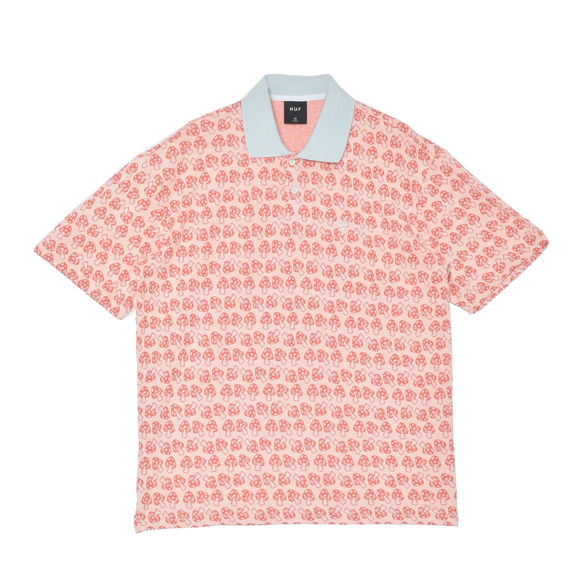 FLOWER KNIT POLO HUF ハフ　ポロシャツ HUF（ハフ）の「FLOWER KNIT POLO / HUF ハフ ポロシャツ