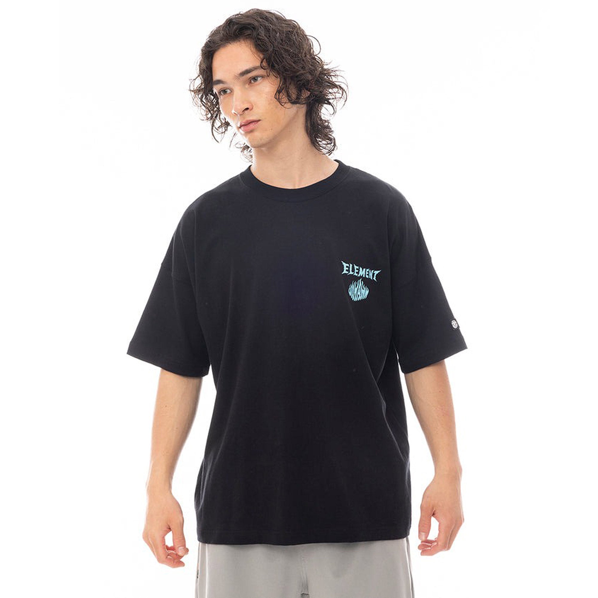 ヨッピー Tシャツ POWER SCARF WO-T002-051 SOORP SILK SCARF TEE(S BLACK): JUNYA WATANABE MAN
