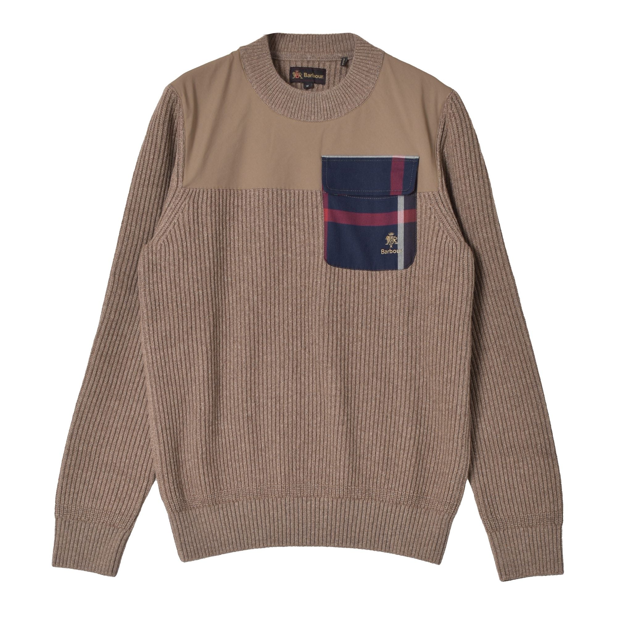 【BARBOUR】ニット バブアー BARBOUR Miller Regular Knitted Crew Neck Sweater MKN1614