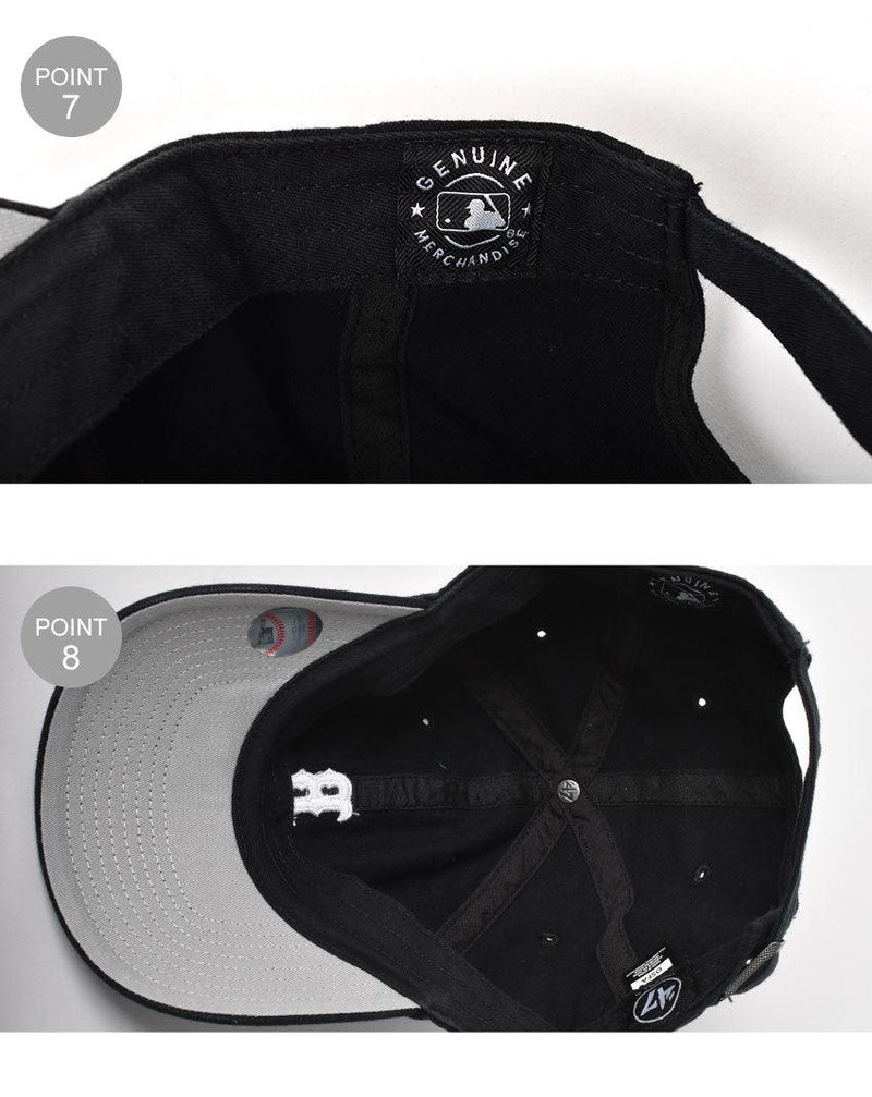 ボストン キャップ ベースランナー ’47 クリーンナップ B-BSRNR02GWS 帽子 ブラック 黒 ネイビー 紺 レッド 3カラー