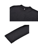 アルガンオイル加工 ハイネック 長袖 GCS0316 GCS0317 GCS0318 トップス 5カラー