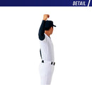 メッシュ プルオーバーシャツ BU1283MPS ユニフォーム ホワイト 白 1カラー