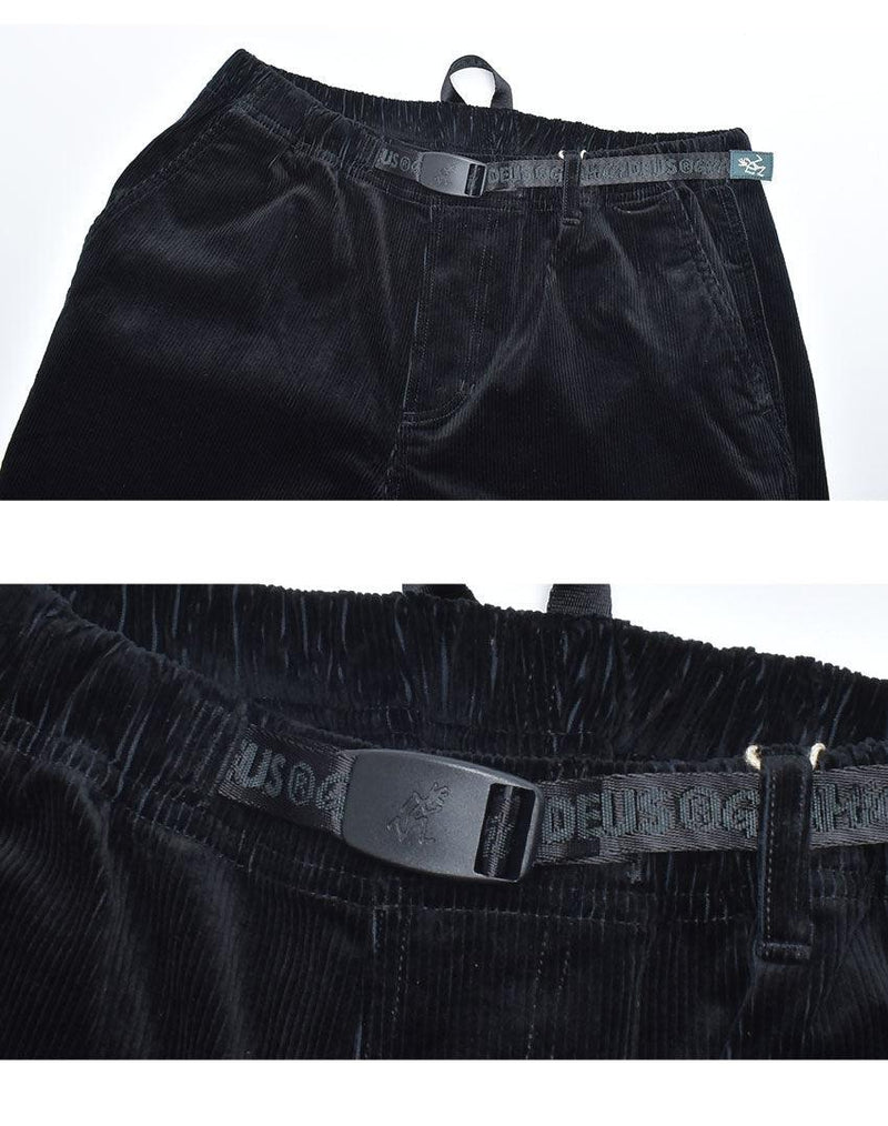 CORD LONG PANTS GMP-21FDE63 パンツ ブラック 黒 ベージュ 2カラー
