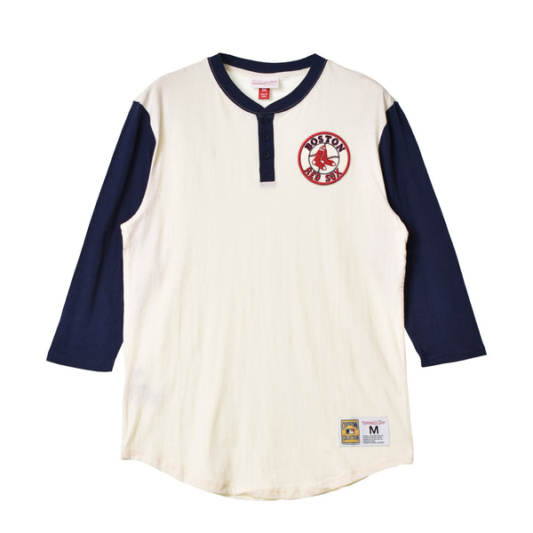 ボストン・レッドソックス MLB アイコン ヘンリーシャツ THNL3210-BRSYYPPPCREA ヘンリーシャツ