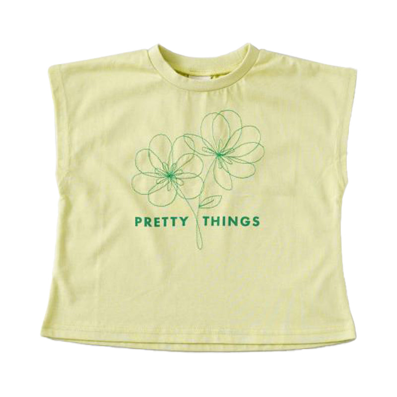 お花フレンチTシャツ P11801-37 半袖Tシャツ 3カラー