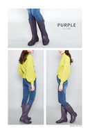 ロング ラバー レインブーツ TO-079 レディース 長靴 パッカブル 靴 雨 雪 返品無料 当日出荷