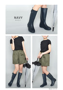 ロング ラバー レインブーツ TO-079 レディース 長靴 パッカブル 靴 雨 雪 返品無料 当日出荷