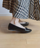 TODOS トドス ラウンド バレエシューズ パンプス TO-220 レディース 軽量 フラットシューズ リボン 靴 当日出荷