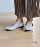 TODOS トドス ラウンド バレエシューズ パンプス TO-220 レディース 軽量 フラットシューズ リボン 靴 当日出荷