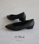 ローヒールポインテッドトゥ パンプス TO-384 パンプス 7カラー 当日出荷