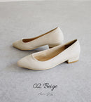 ローヒールポインテッドトゥ パンプス TO-384 パンプス 7カラー 当日出荷