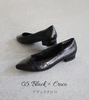 ローヒールポインテッドトゥ パンプス TO-384 パンプス 7カラー 当日出荷