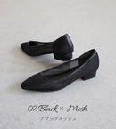 ローヒールポインテッドトゥ パンプス TO-384 パンプス 7カラー 当日出荷
