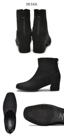 リブニットショートブーツ TO-452 ブーツ 3カラー