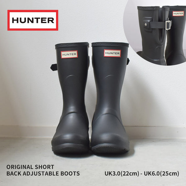 ファッション 通販 ハンター HUNTER アジャスタブル バック ショート オリジナル 靴