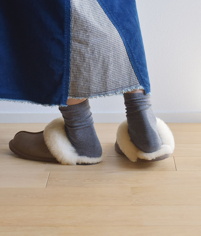 [最終処分] 箱付き！完全新品 UGG ルームシューズ グレー 23cm UGG アグ シューズ スリッポン TAZZ タズ スリッパ ルーム