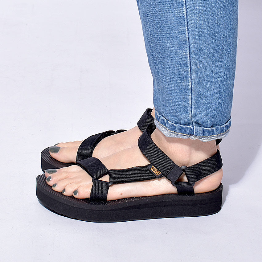 teva プラットフォーム ユニバーサル サンダル 24cm 厚底