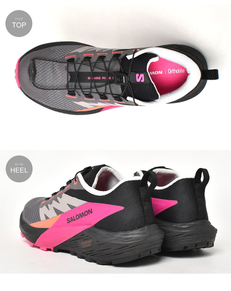 サロモン SALOMON SENSE RIDE 5 W L47314100 L47385900 トレイル