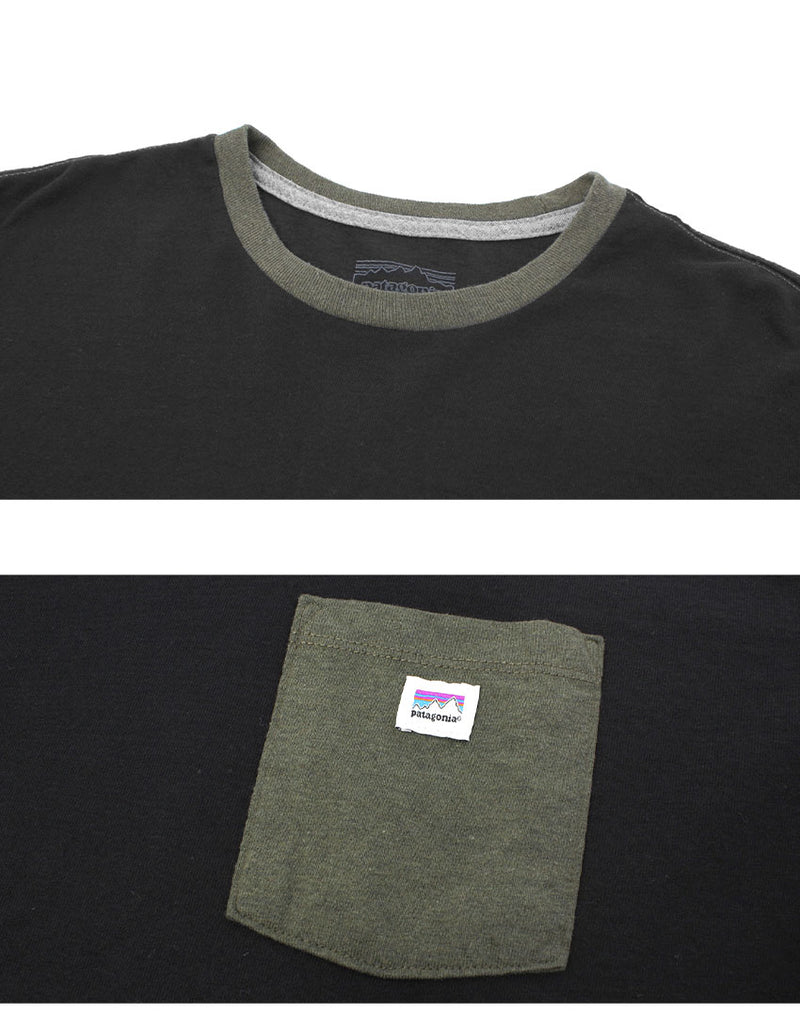 ロングスリーブ・ショップ・ステッカー・ポケット・レスポンシビリティー 37836 長袖Tシャツ 2カラー