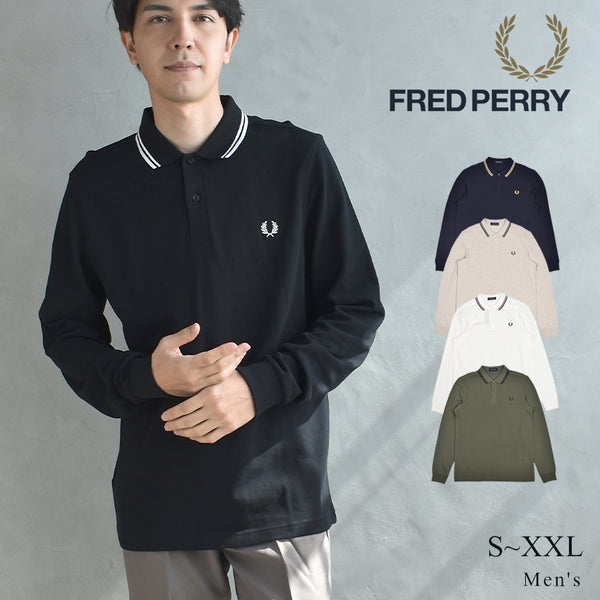 The Fred Perry Shirt M3636 長袖ポロシャツ 5カラー