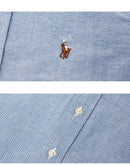 コットン オックスフォード シャツ 322677133 長袖シャツ 4カラー