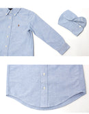 コットン オックスフォード シャツ 322677133 長袖シャツ 4カラー