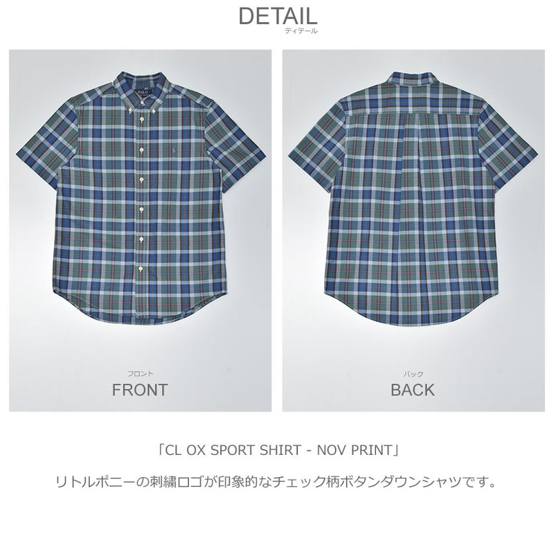 CL OX SPORT SHIRT - NOV PRINT 323964562 半袖シャツ 2カラー