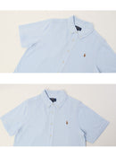 OXFORD MESH SPORT SHIRT-SOLID 323914654 半袖シャツ 2カラー