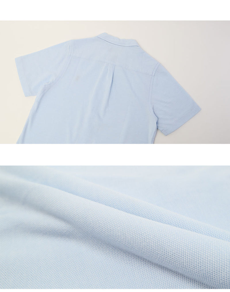 OXFORD MESH SPORT SHIRT-SOLID 323914654 半袖シャツ 2カラー