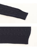 LS CABLE-KNIT CREW SWEATER 322702674 ニット 2カラー