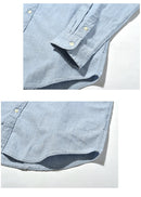 ワンポイント デニムシャツ 323-703283 長袖シャツ