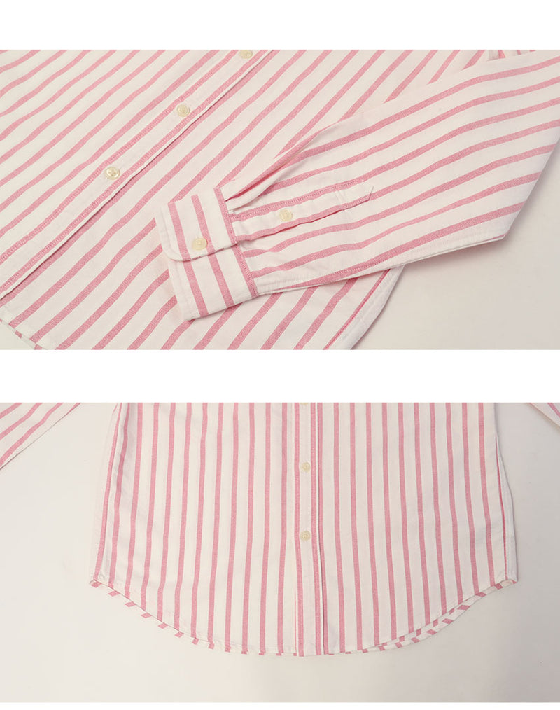 OXFORD MESH SP SHIRT - STRIPE 323935056 長袖シャツ 1カラー