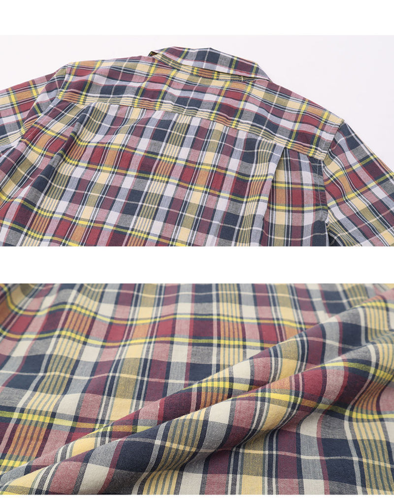 SS LINEN ANDY CAMP SHIRT-PLD 322964694 半袖シャツ
