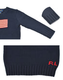 フラッグ コットン クルーネック セーター 322668285 ニット 1カラー