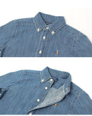 コットン デニム シャツ 322713843 長袖シャツ