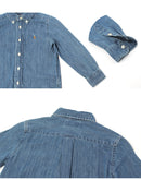 コットン デニム シャツ 322713843 長袖シャツ