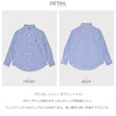 ギンガム コットン ポプリン シャツ 322723042 長袖シャツ