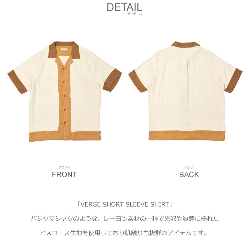 VERGE SHORT SLEEVE SHIRT WSS0236 半袖シャツ