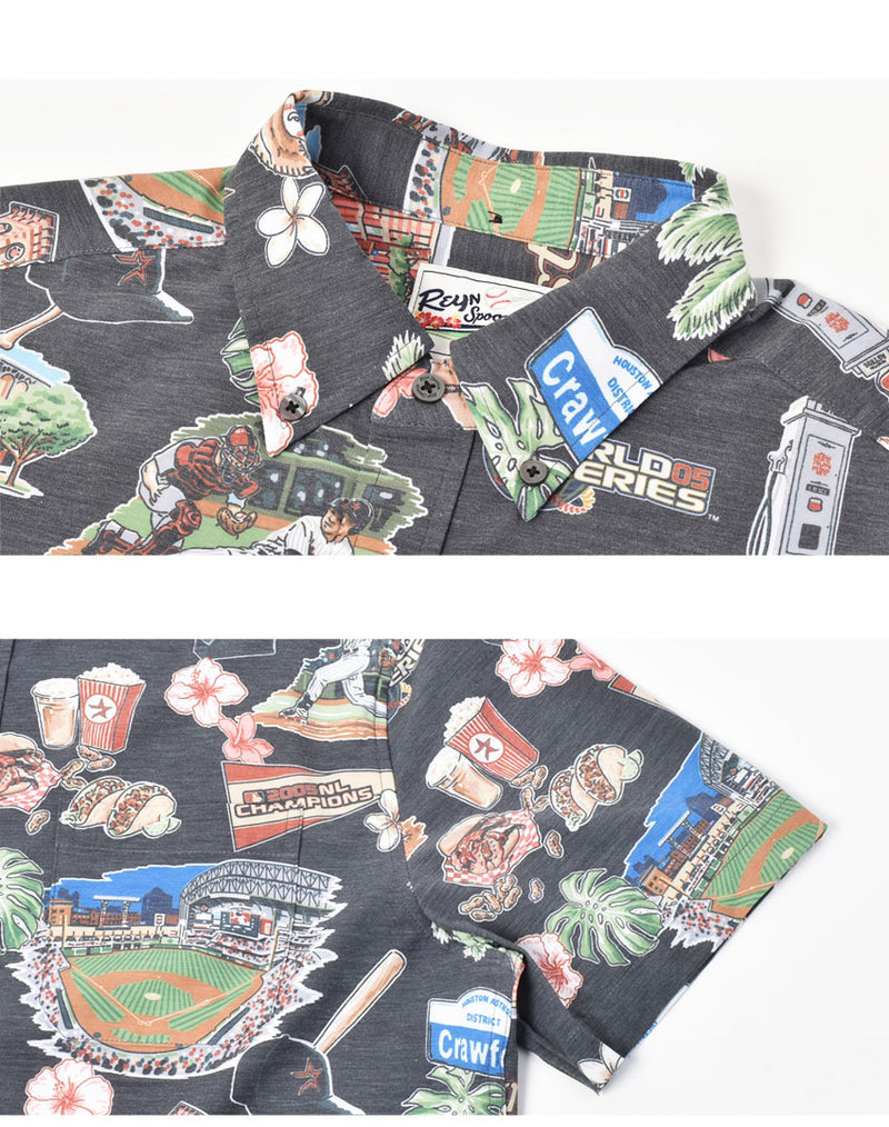HOUSTON ASTROS SCENIC PERFORMANCE BUTTON FRONT M680113125 半袖シャツ