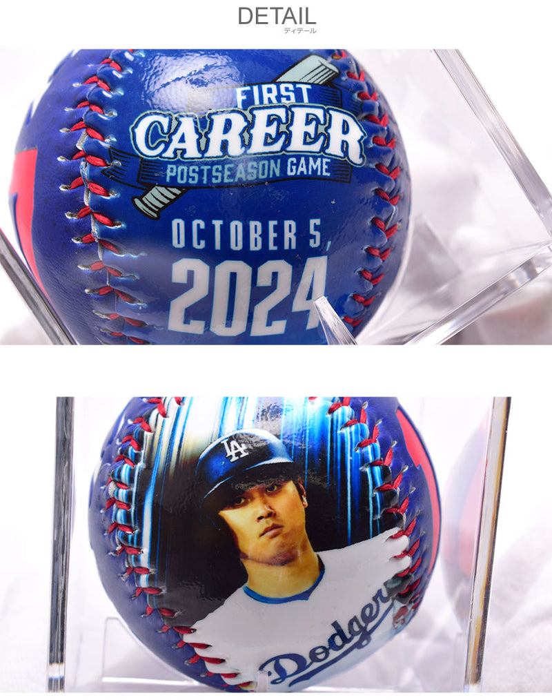 Shohei Ohtani Los Angeles Dodgers 2024 First Career Playoff Baseball CBMB24FCPGLDSO ベースボール 1カラー