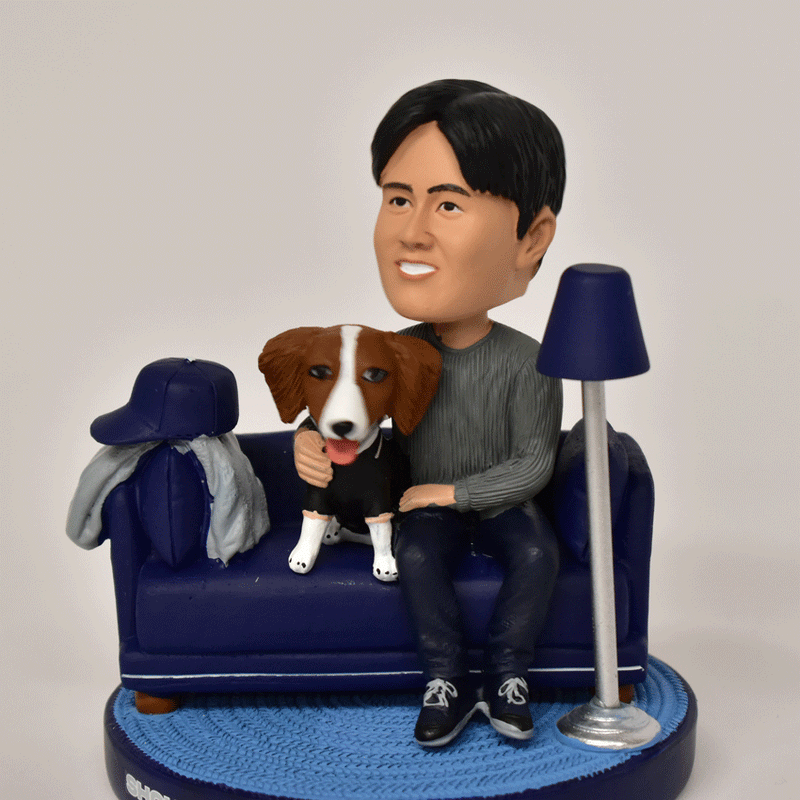 SHOHEI & DECOYボブルヘッド メジャーリーグベースボール MAJOR LEAGUE BASEBALL BOBBLEHEAD