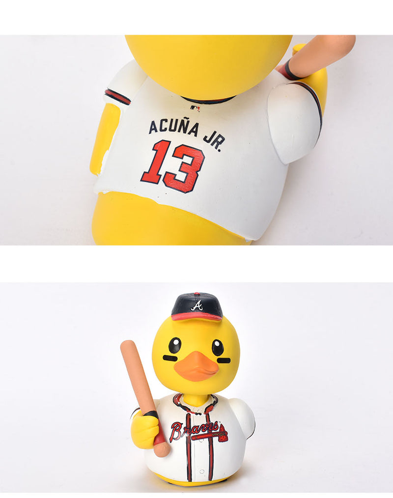 Ronald Acuna JrAtlanta Braves Player Bobble Duck Mini Bobblehead BHMBPLRUBDKM ボブルヘッド